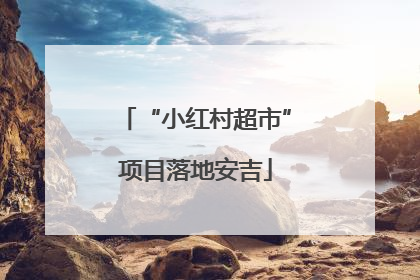 “小红村超市”项目落地安吉