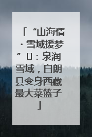 “山海情・雪域援梦”⑪：泉润雪域，白朗县变身西藏最大菜篮子