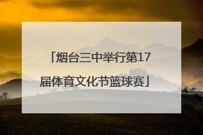 烟台三中举行第17届体育文化节篮球赛