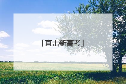 直击新高考