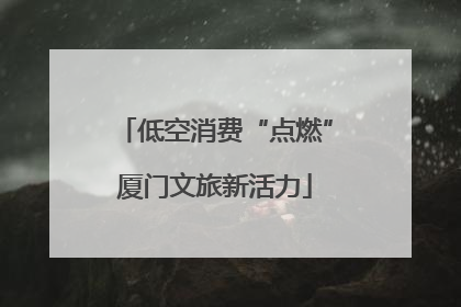 低空消费“点燃”厦门文旅新活力
