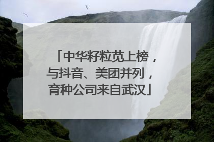 中华籽粒苋上榜，与抖音、美团并列，育种公司来自武汉