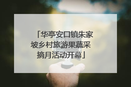 华亭安口镇朱家坡乡村旅游果蔬采摘月活动开幕