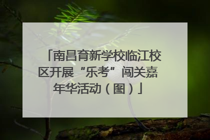 南昌育新学校临江校区开展“乐考”闯关嘉年华活动（图）