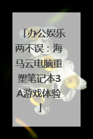 办公娱乐两不误：海马云电脑重塑笔记本3A游戏体验