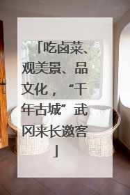吃卤菜、观美景、品文化，“千年古城”武冈来长邀客