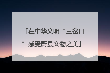 在中华文明“三岔口”感受蔚县文物之美