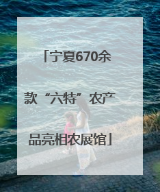 宁夏670余款“六特”农产品亮相农展馆
