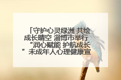 守护心灵绿洲 共绘成长晴空 淄博市举行“润心赋能 护航成长”未成年人心理健康宣传教育主题活动