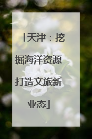 天津：挖掘海洋资源打造文旅新业态