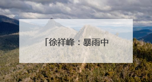 徐祥峰：暴雨中的“守护者”！