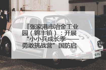 张家港市冶金工业园（锦丰镇）：开展“小小兵成长季——勇敢挑战营”国防启蒙教育活动