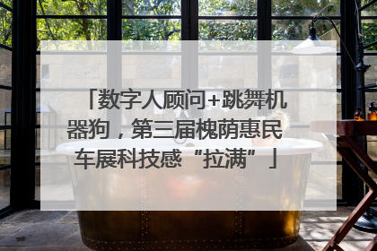 数字人顾问+跳舞机器狗，第三届槐荫惠民车展科技感“拉满”