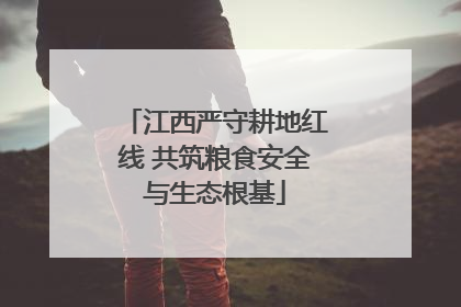 江西严守耕地红线 共筑粮食安全与生态根基