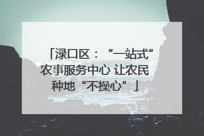 渌口区：“一站式”农事服务中心 让农民种地“不操心”