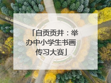 自贡贡井：举办中小学生书画传习大赛