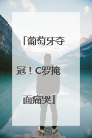 葡萄牙夺冠！C罗掩面痛哭