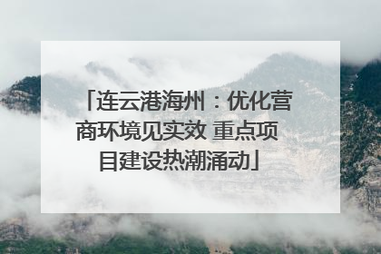 连云港海州：优化营商环境见实效 重点项目建设热潮涌动