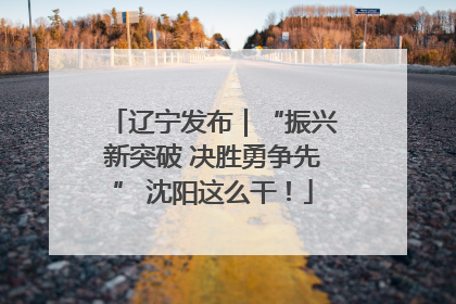 辽宁发布｜“振兴新突破 决胜勇争先” 沈阳这么干！