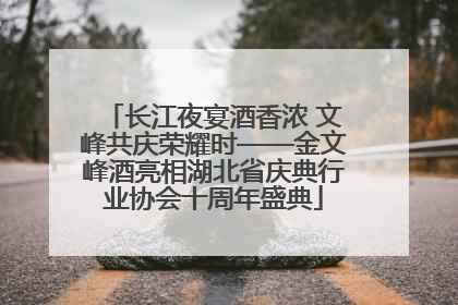 长江夜宴酒香浓 文峰共庆荣耀时——金文峰酒亮相湖北省庆典行业协会十周年盛典