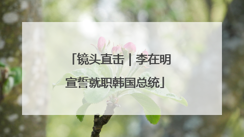 镜头直击｜李在明宣誓就职韩国总统