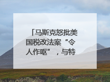 马斯克怒批美国税改法案“令人作呕”，与特朗普早生嫌隙？｜国际识局
