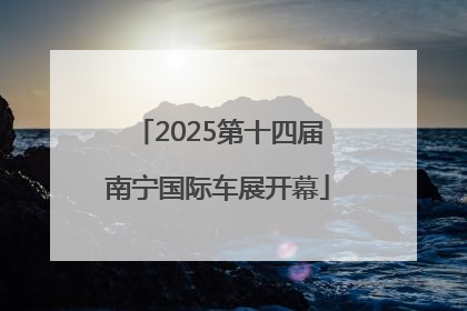 2025第十四届南宁国际车展开幕