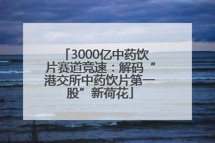 3000亿中药饮片赛道竞速：解码“港交所中药饮片第一股”新荷花