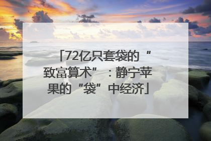 72亿只套袋的“致富算术”：静宁苹果的“袋”中经济