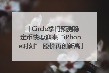 Circle掌门预测稳定币快要迎来“iPhone时刻” 股价再创新高